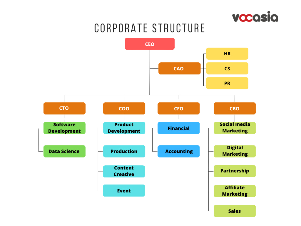 Vocasia Organizational Structure